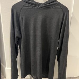 Lululemon Metal Vent Tech 2.0 LS Hoodie size medium coal/black